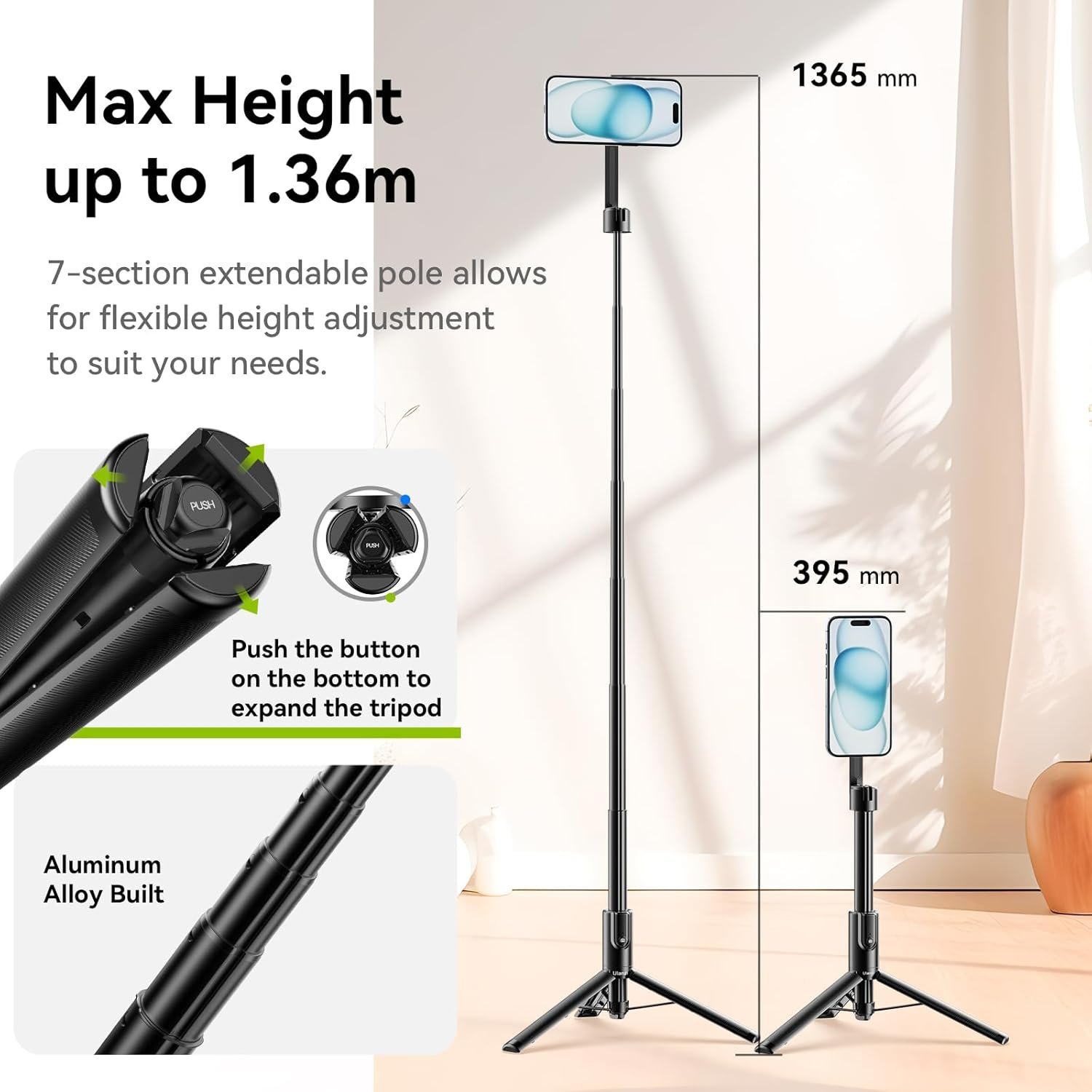 Magnetic Selfie Stick Tripod Pro - Image 4