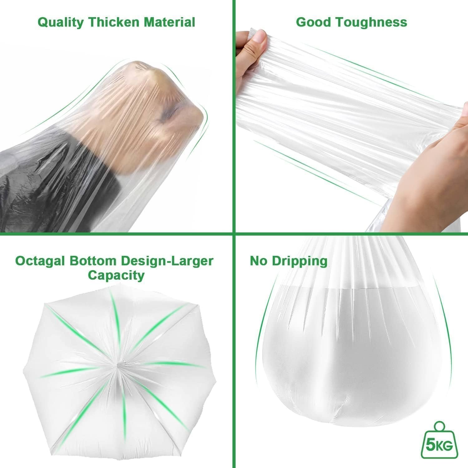 Trash Bags 10 Gallon Compostable Biodegradable - Image 4
